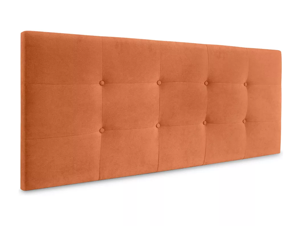 Kauf Unique DHOME Aqualine Kopfteil aus getuftetem Stoff, 135 x 60 cm, Betten 120/135 – Orange