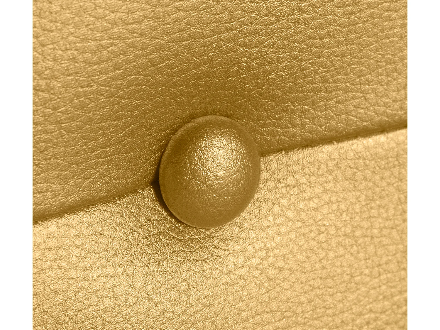 DHOME Kopfteil aus Kunstleder mit Knöpfen 110x105cm Mit Beinen Betten 105 - Dorado