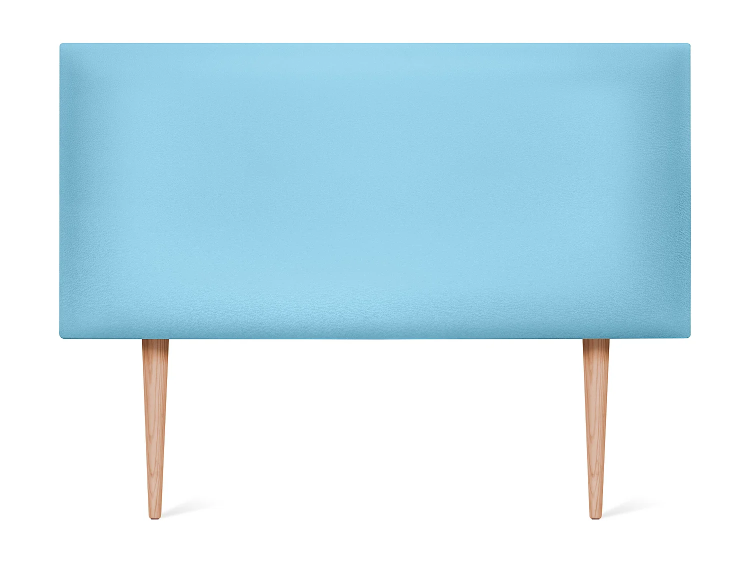 DHOME Testiera in de Similpelle Liscia 90x105cm Con le gambe Letti 80/90 - Cielo blu