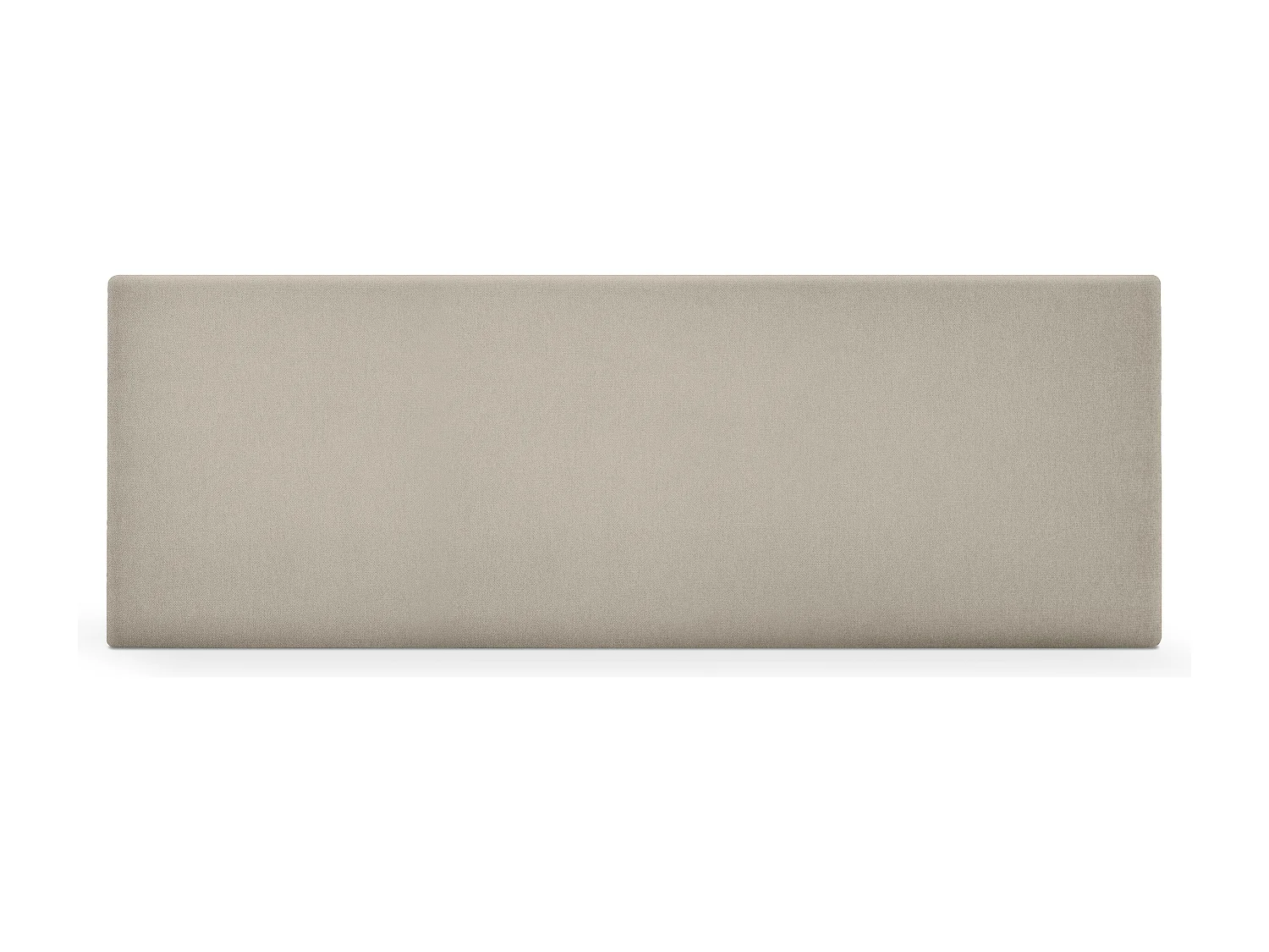 DHOME Testiera in de Tessuto Aqualine Liscio 145x50cm Letti 135/140 - Beige