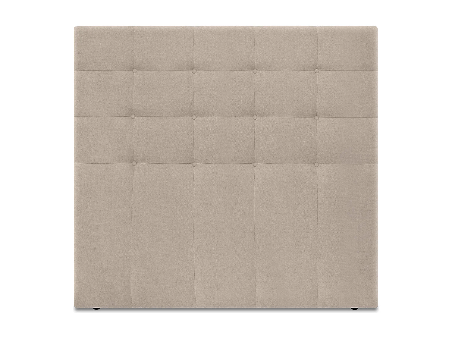 DHOME Cabeceira de  Tecido AquaLinho Capitoné Até o chão 150x120cm Camas 150 - Bege