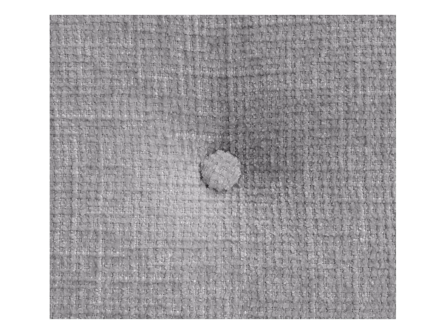 DHOME Tête de lit en laine naturelle avec Boutons 145x50cm Lits 135/140 - Gris clair