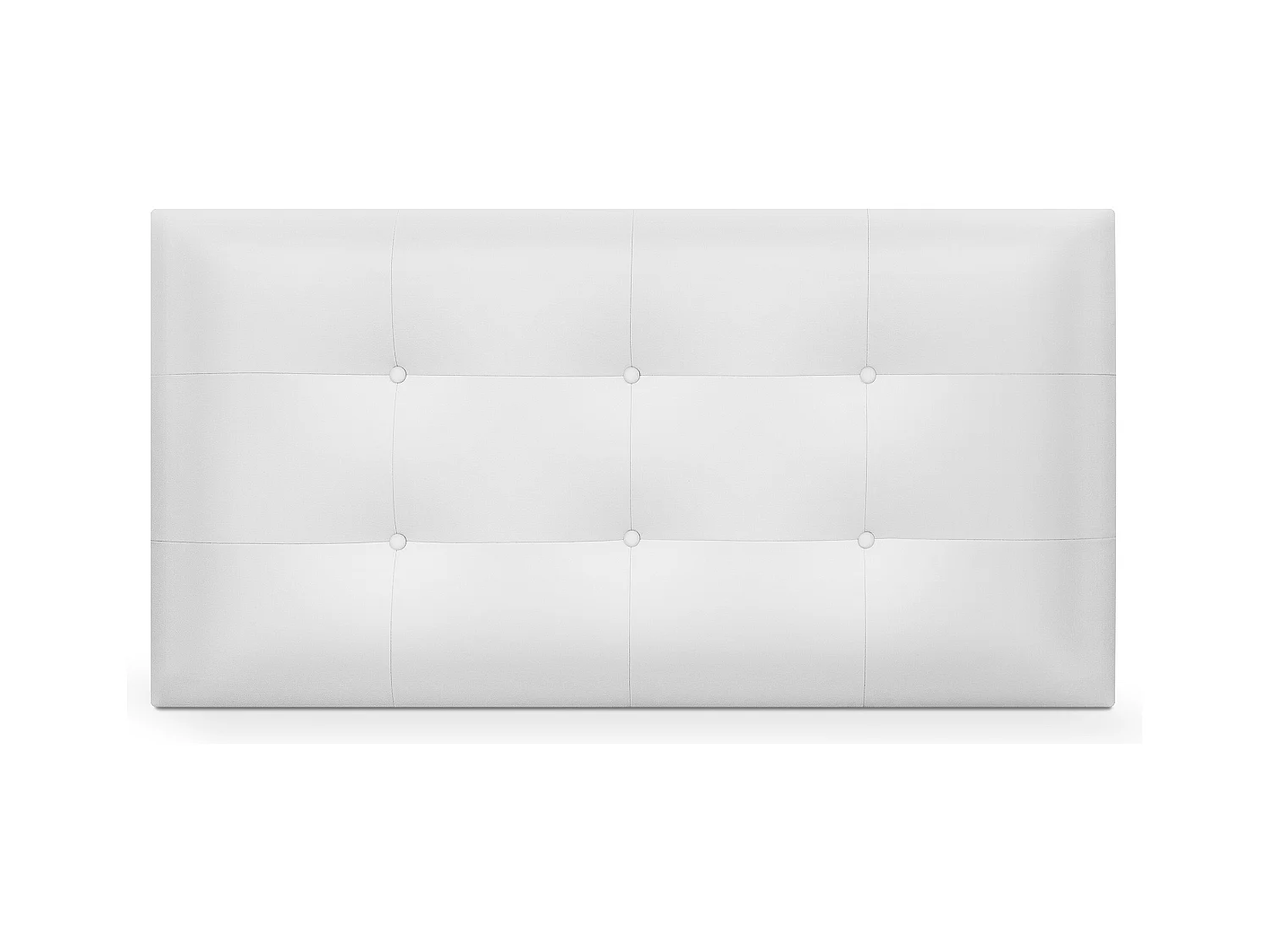 DHOME Tête de lit en Similicuir Capitonné 95x60cm Lits 90 - Blanc