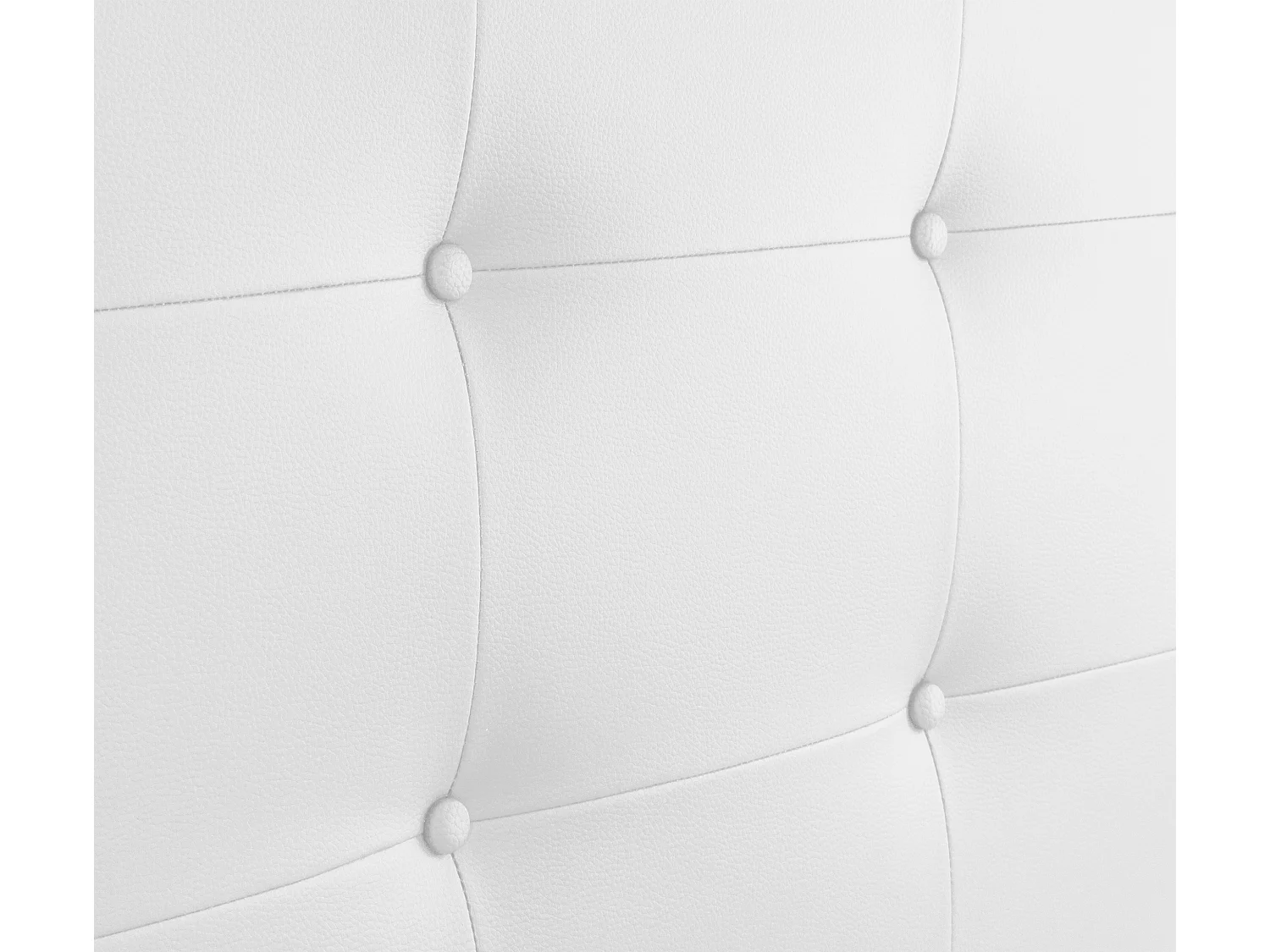 DHOME Cabecero de Polipiel Capitoné 95x60cm Camas 90 - Blanco