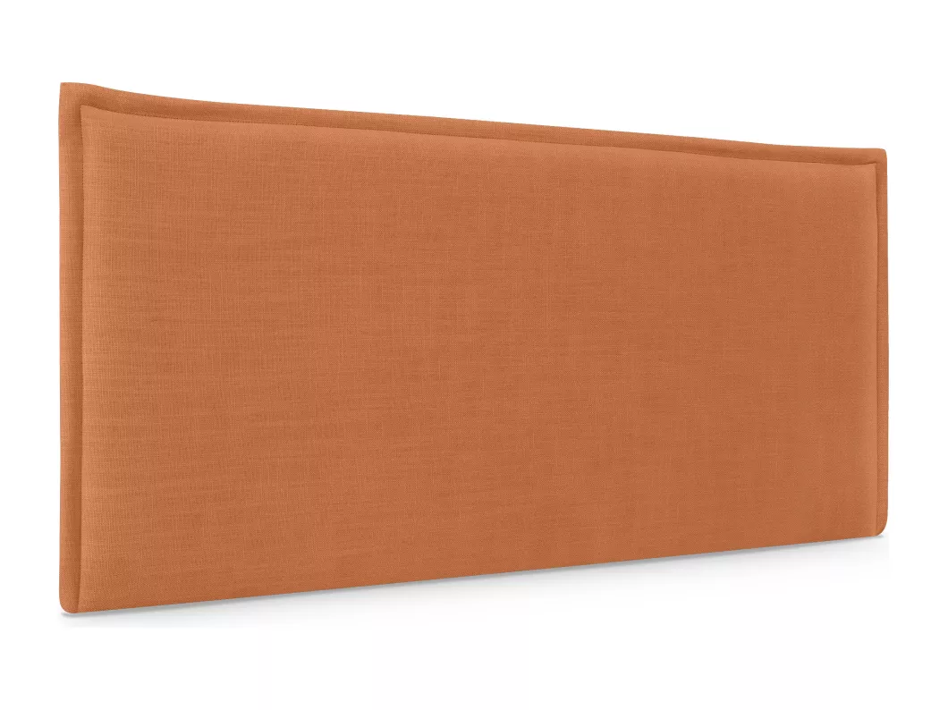 Kauf Unique DHOME Kopfteil aus Naturleinen mit Paspelierung 95x50cm Betten 90 - Orange