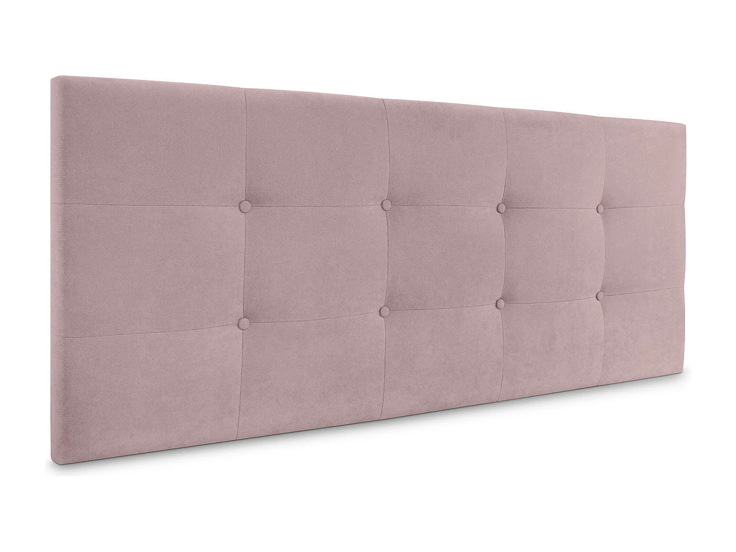 DHOME Tête de lit en tissu Aqualine Capitoné 160x60cm Lits 150/160 - Saumon