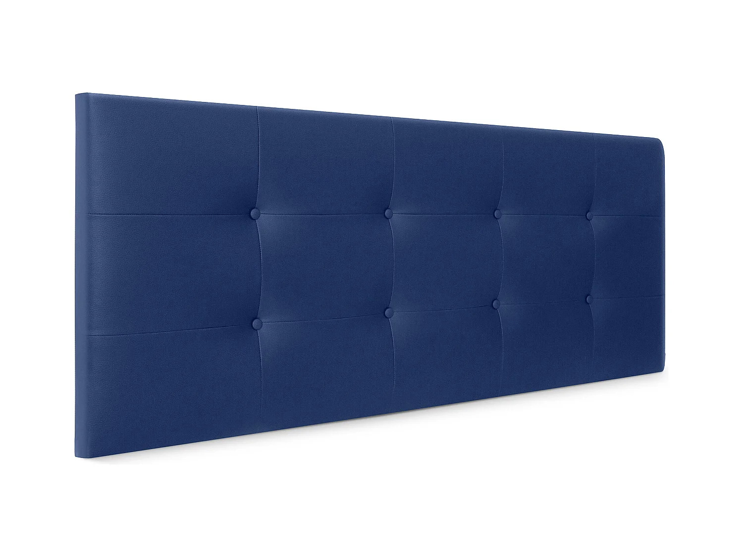 DHOME Tête de lit en Similicuir Capitonné 160x60cm Lits 150/160 - Bleu