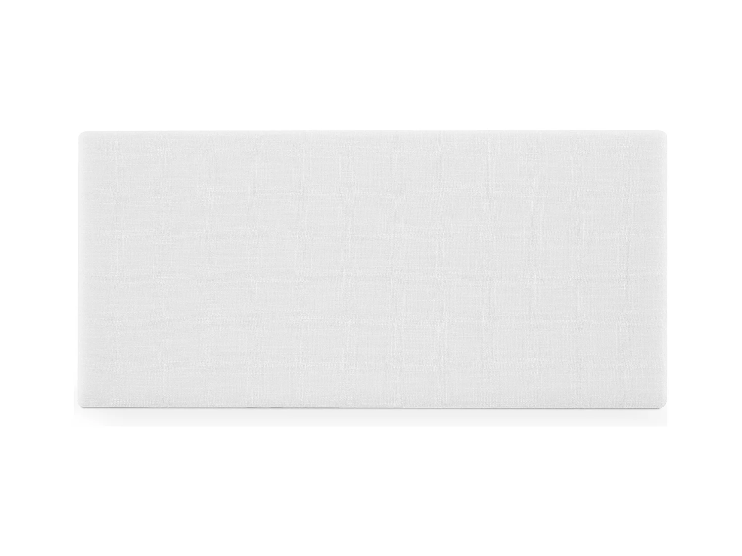 DHOME Glad natuurlijk linnen hoofdeinde 105x50cm bedden 105 - Wit