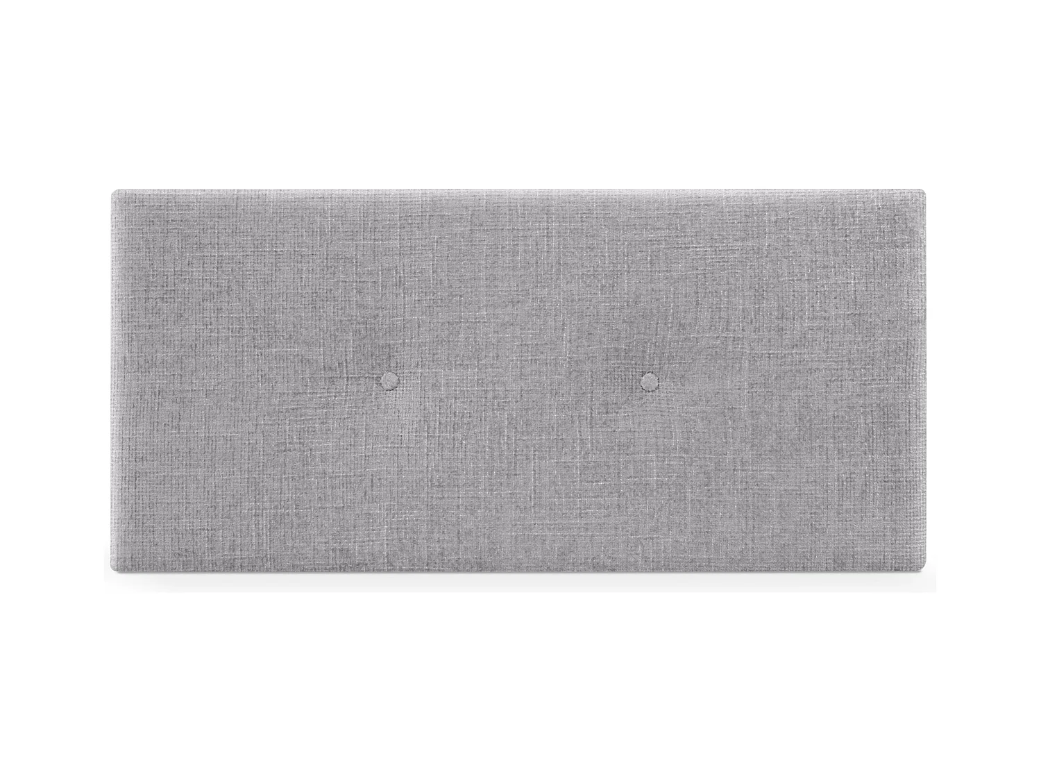 DHOME Hoofdeinde van natuurlijke wol met knopen 95x50cm bedden 90 - Lichtgrijs