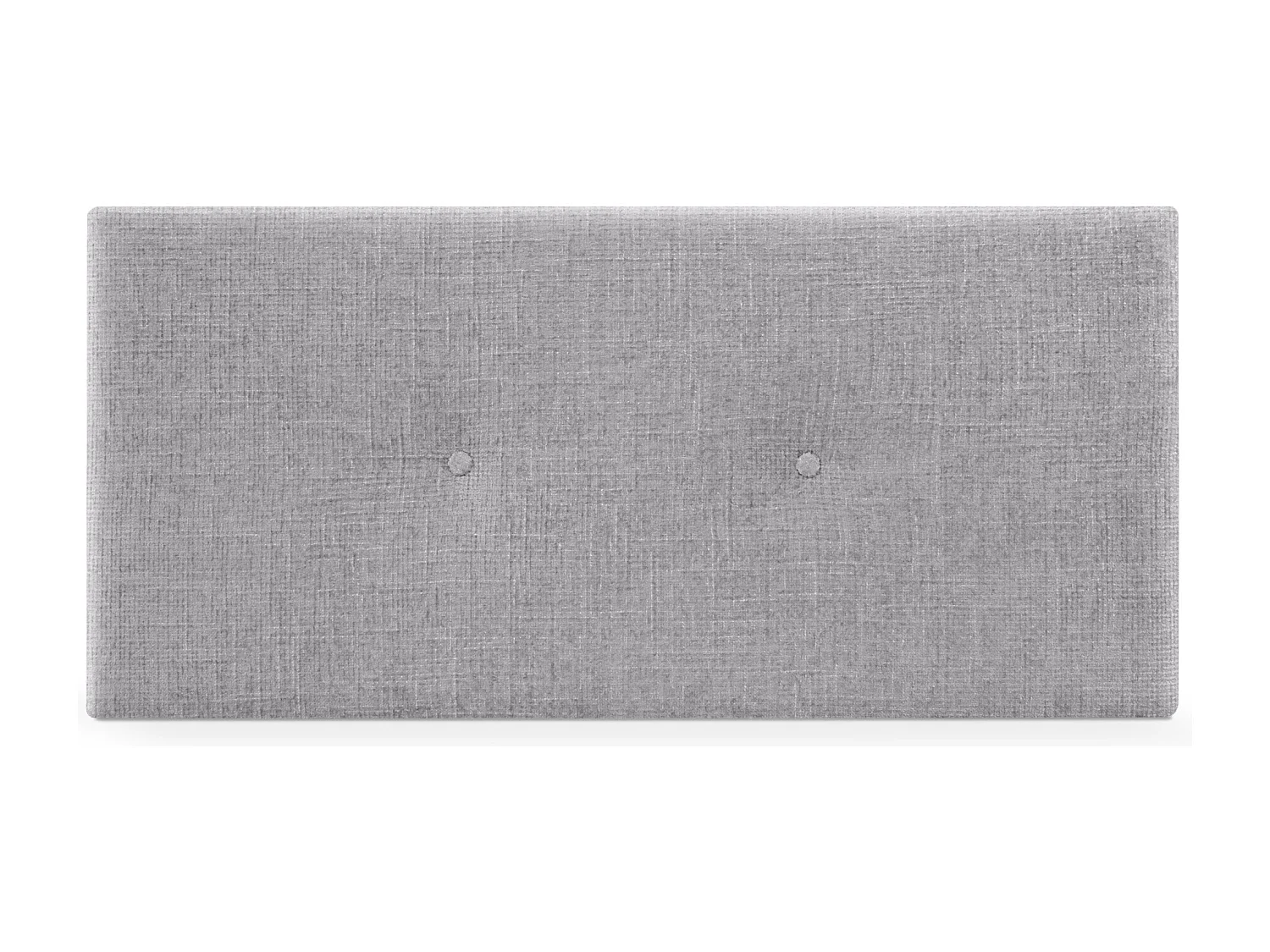 DHOME Tête de lit en laine naturelle avec Boutons 95x50cm Lits 90 - Gris clair