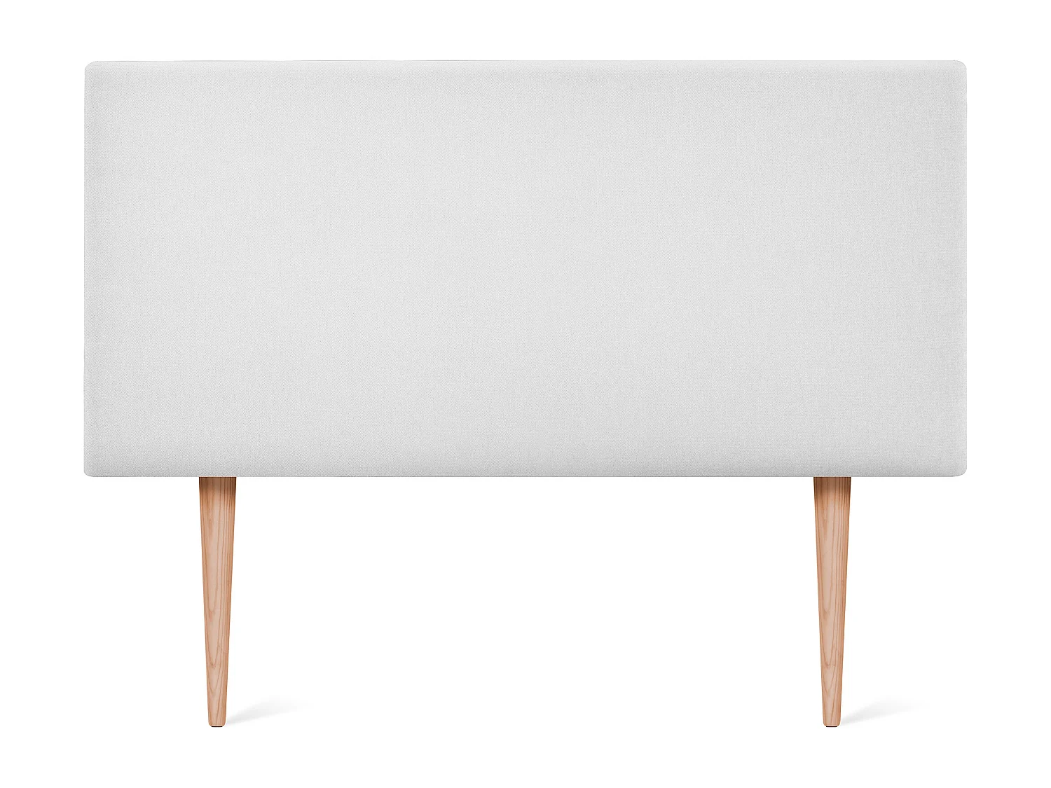 DHOME Testiera in de Tessuto Aqualine Liscio 90x105cm Con le gambe Letti 80/90 - Bianco