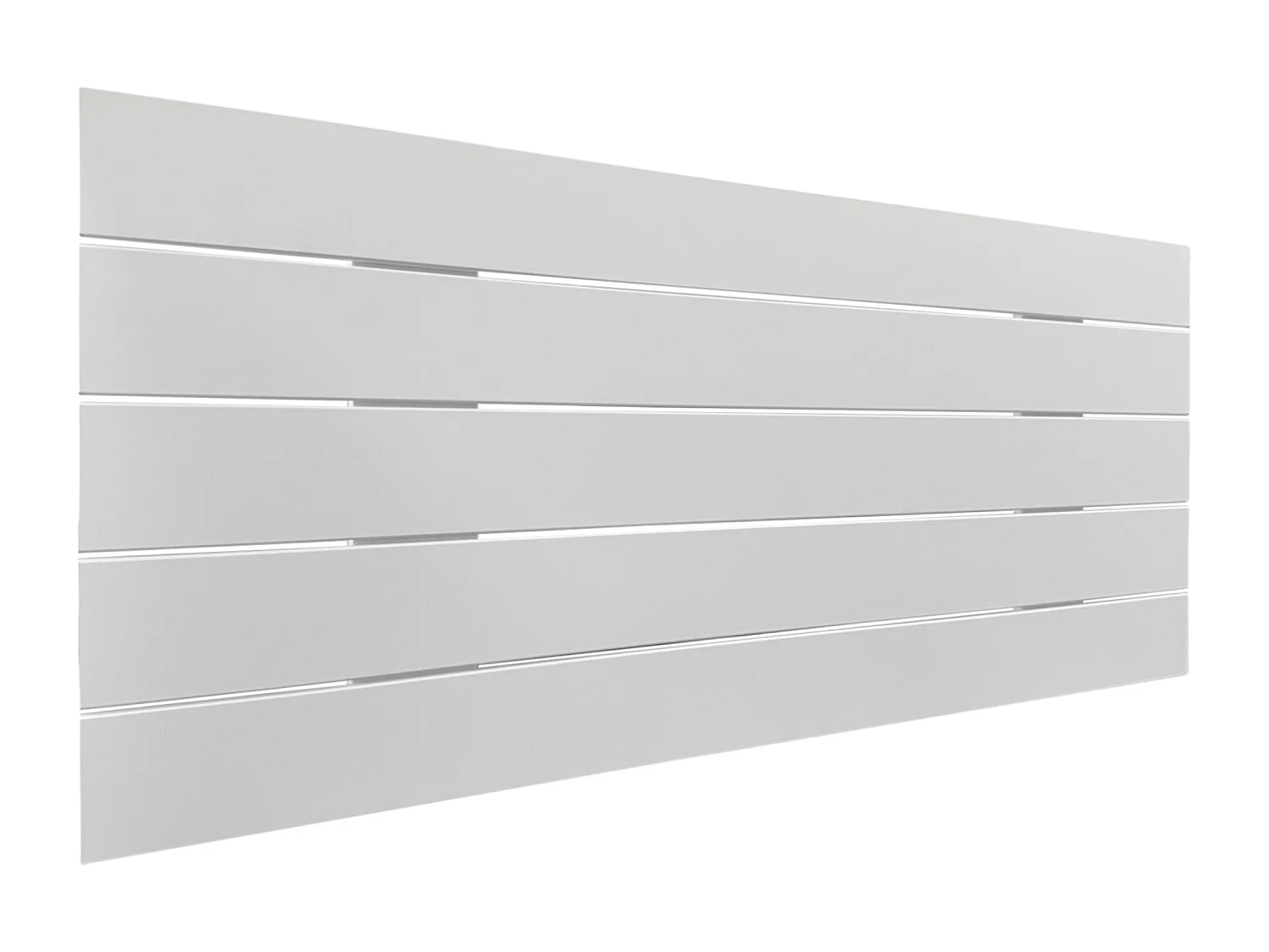 DHOME Testata in Legno riciclato MDF Stile Pallet Orizzontale 95x46cm Letti 90 - Solido Bianco