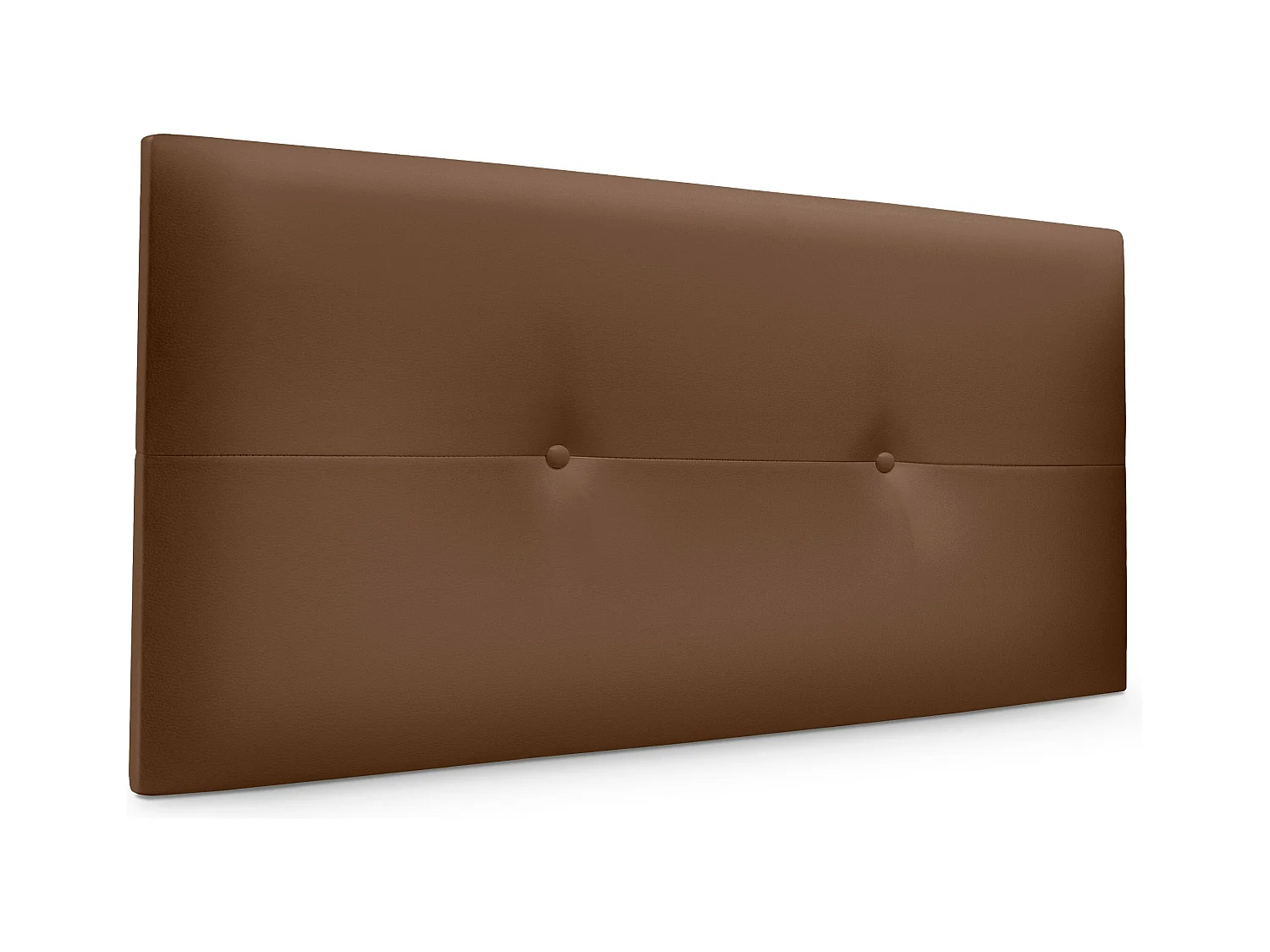 DHOME Tête de lit similicuir avec Boutons 90x50cm Lits 80/90 - Argile