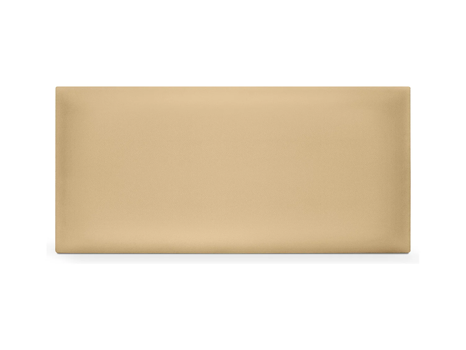 DHOME Tête de lit simili cuir lisse 110x50cm Lits 105 - Vanille