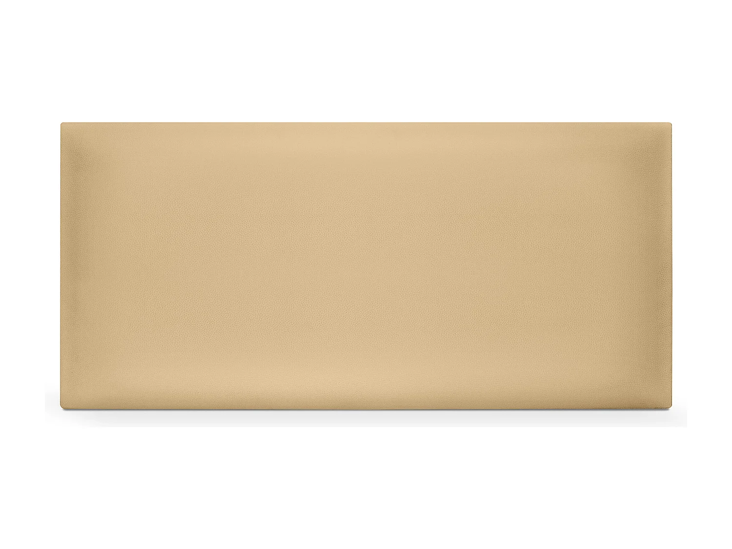 DHOME Tête de lit simili cuir lisse 110x50cm Lits 105 - Vanille