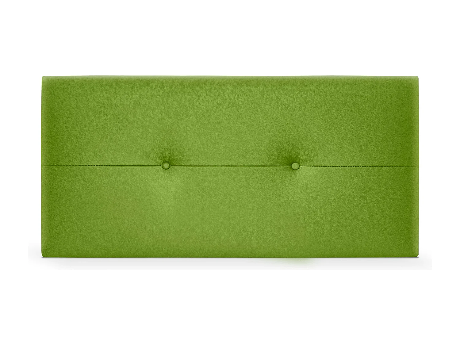 DHOME Tête de lit similicuir avec Boutons 110x50cm Lits 105 - Vert