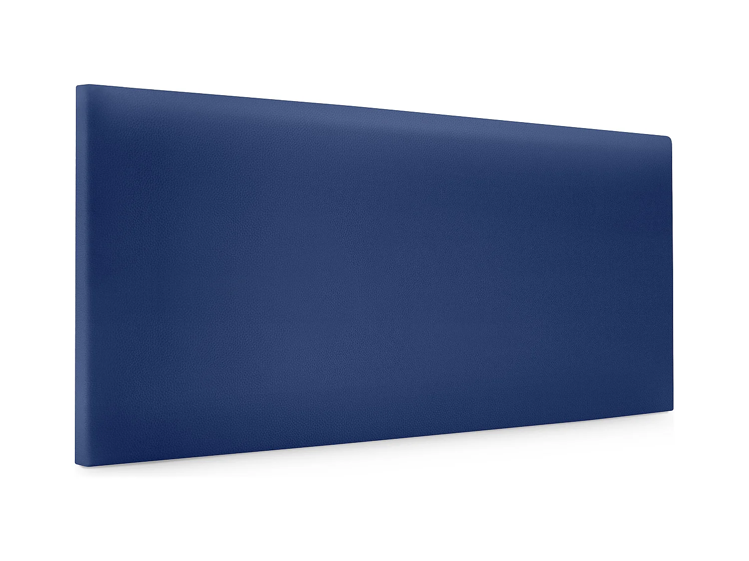DHOME Tête de lit simili cuir lisse 110x50cm Lits 105 - Bleu