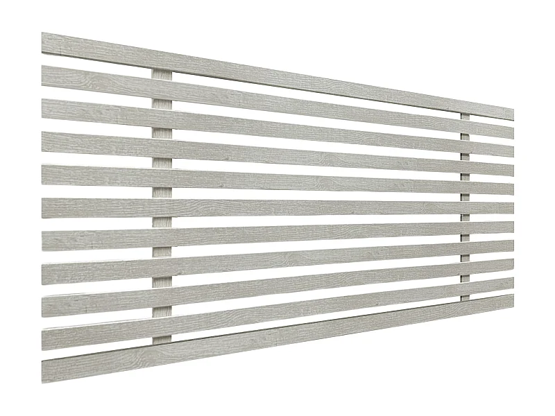 DHOME Tête de lit en bois recyclé MDF Style Japonais 110x46cm Lits 105 - Arctique