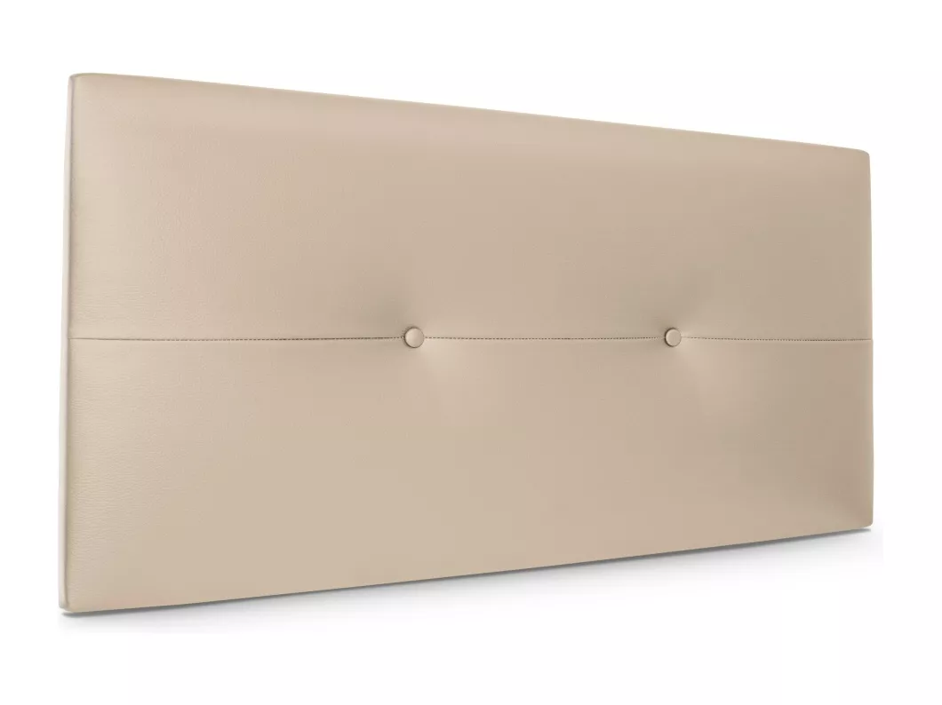 Kauf Unique DHOME Kopfteil aus Kunstleder mit Knöpfen 110x50cm Betten 105 - Beige