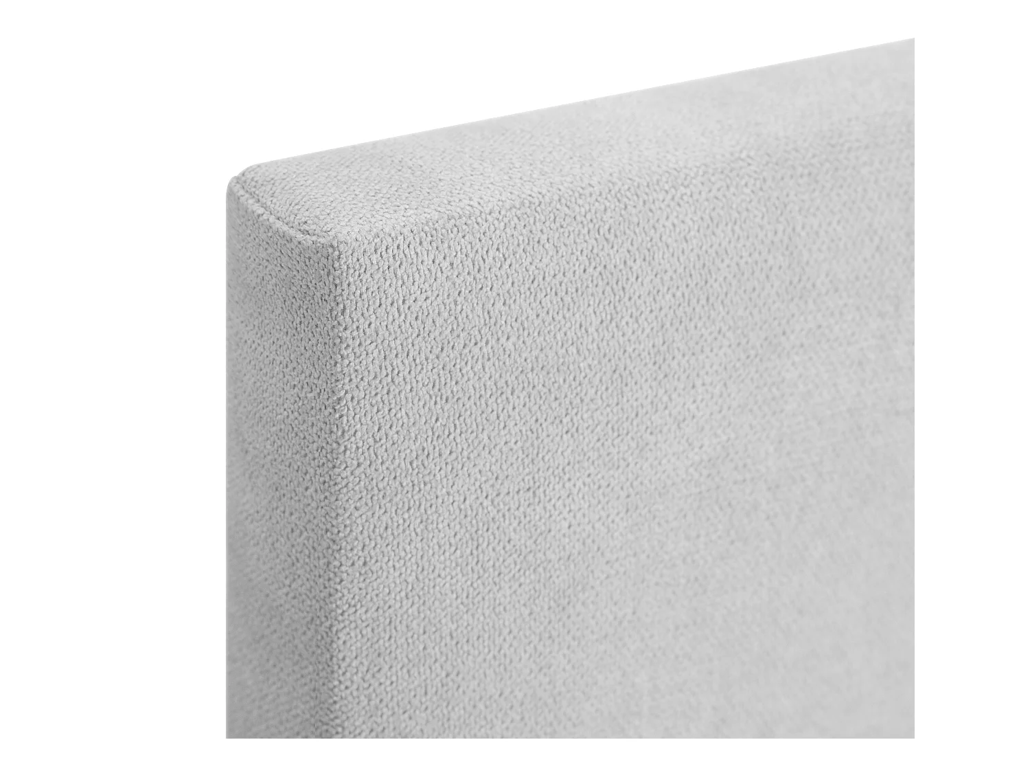 DHOME Testiera in de Tessuto Aqualine con bottoni 150x105cm Con le gambe Letti 150 - Grigio Perla