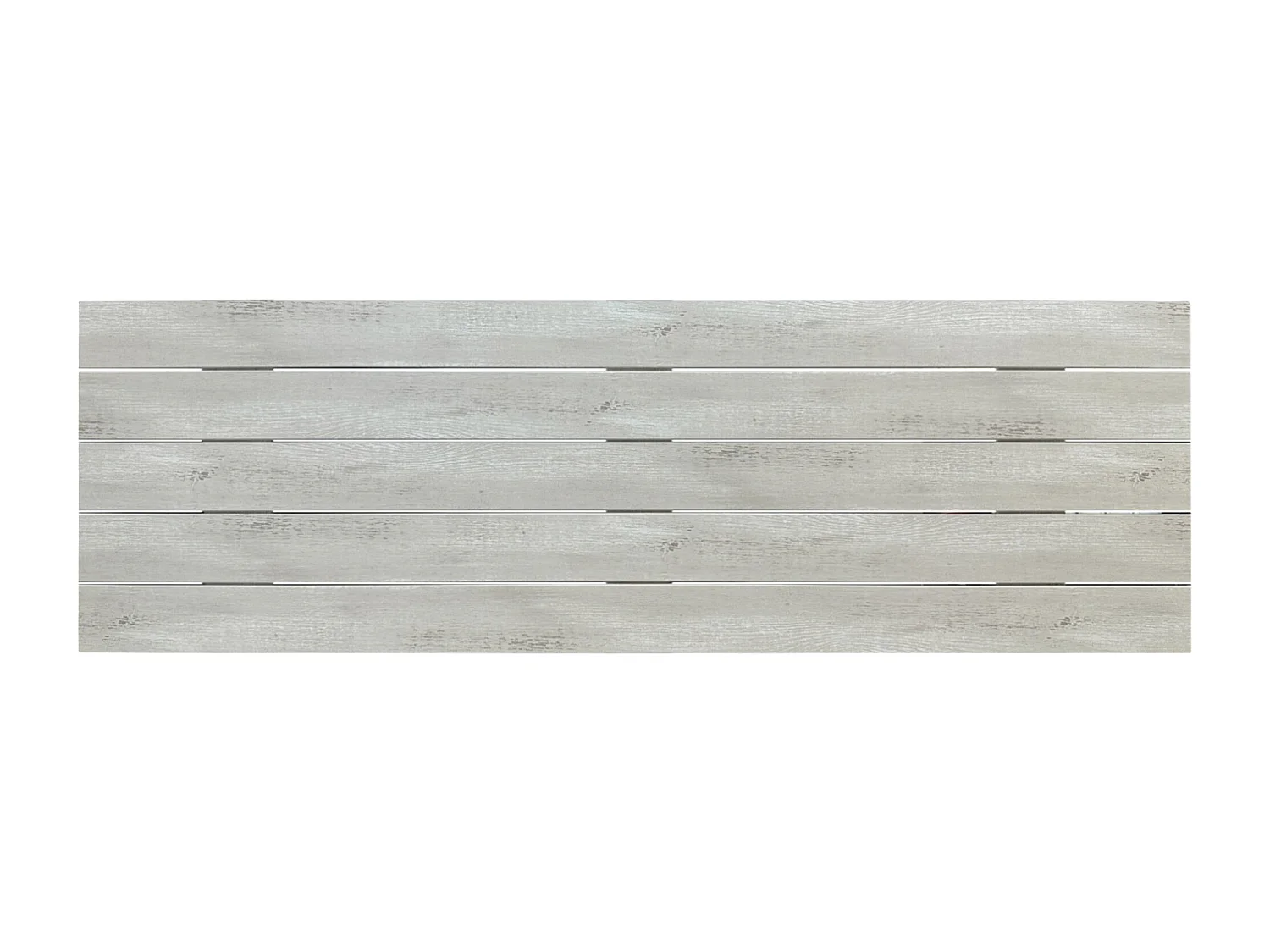 DHOME Recyceltes Holz-Kopfteil MDF Horizontal Pallet Style 145x46cm Betten 135/140 - Arktis