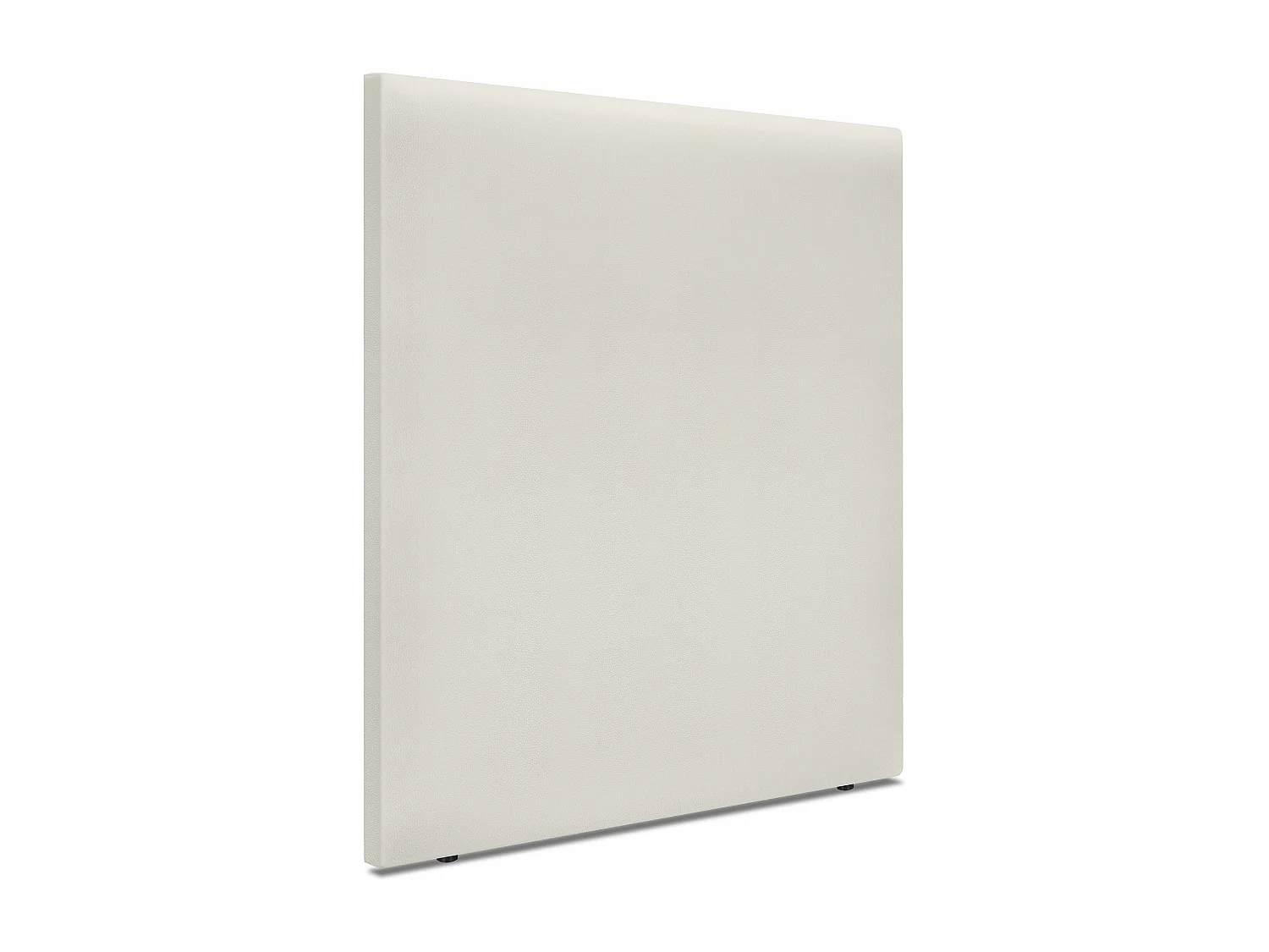 DHOME Cabeceira de  Couro sintético Liso Até o chão 105x120cm Camas 105 - Osso Branco