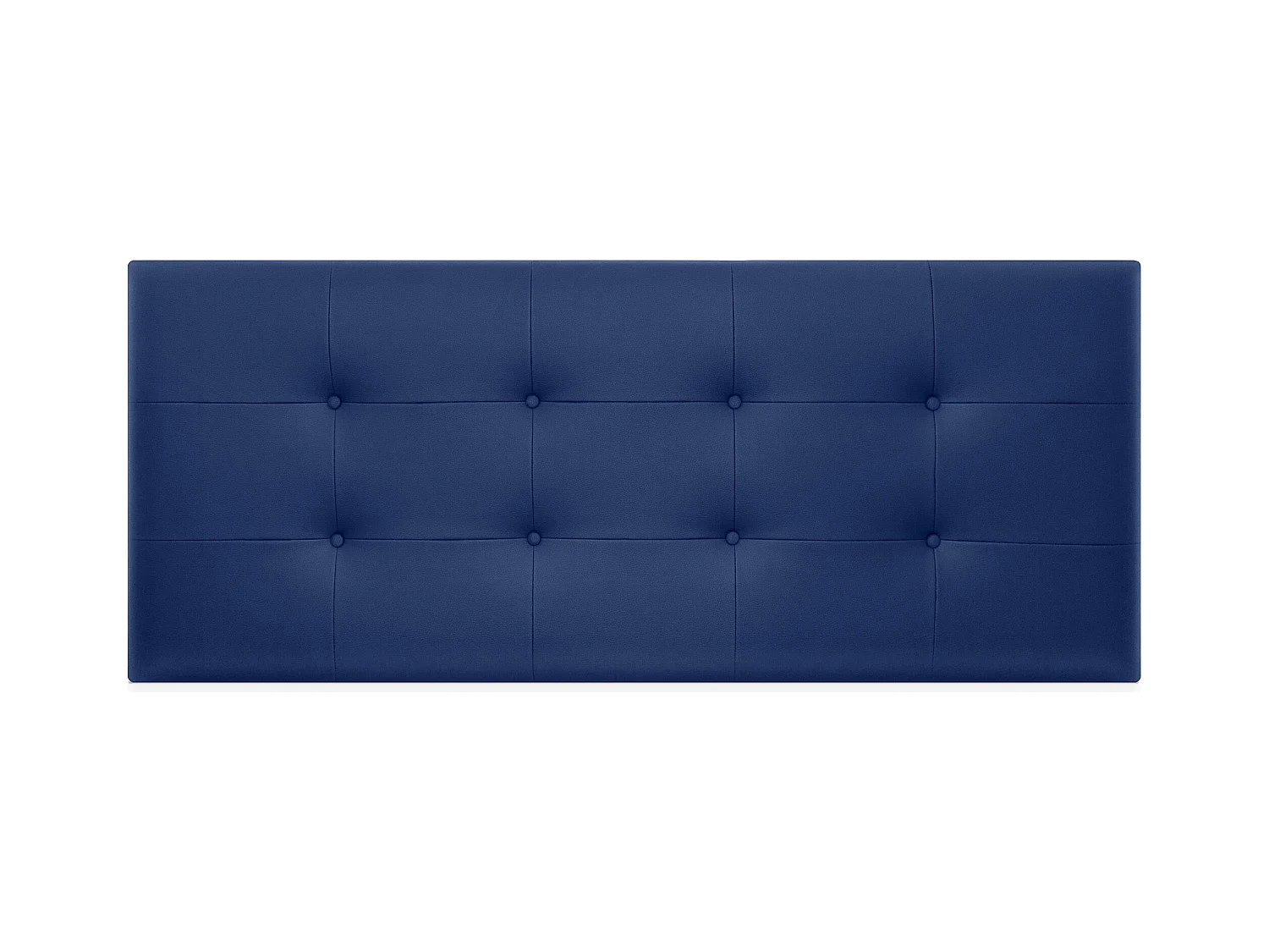 DHOME getuftetes Kunstleder-Kopfteil 135 x 60 cm für 120/135 Betten – Blau