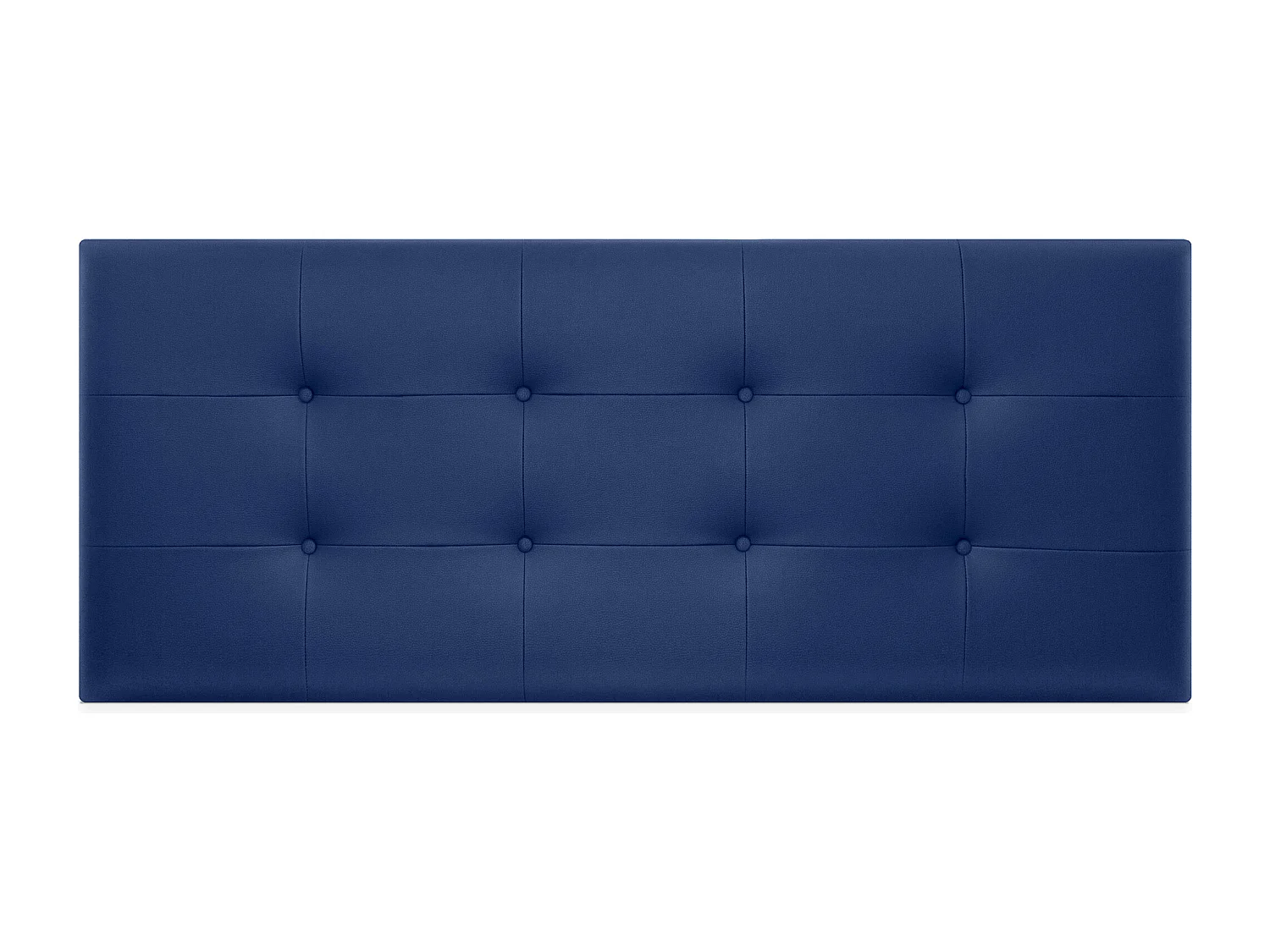 DHOME Getuft kunstleer hoofdeinde 135x60cm voor 120/135 bedden - Blauw