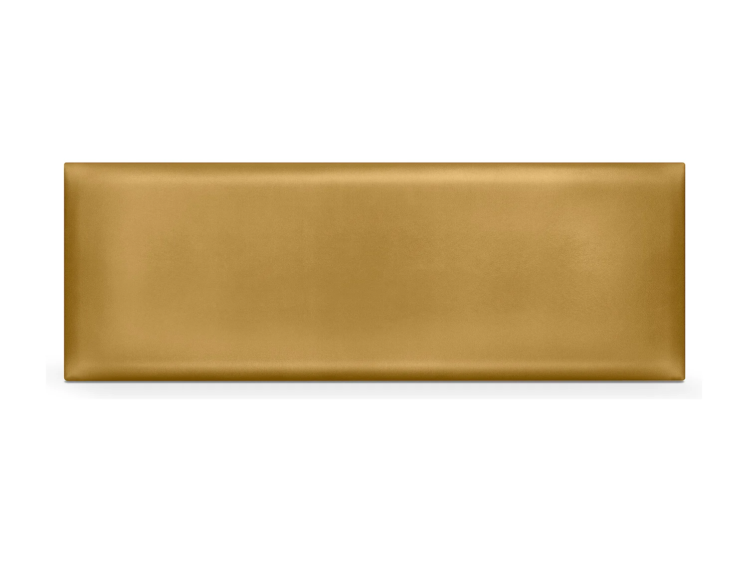 DHOME Cabeceira de  Couro sintético Liso 150x50cm Camas 150 - Dourado