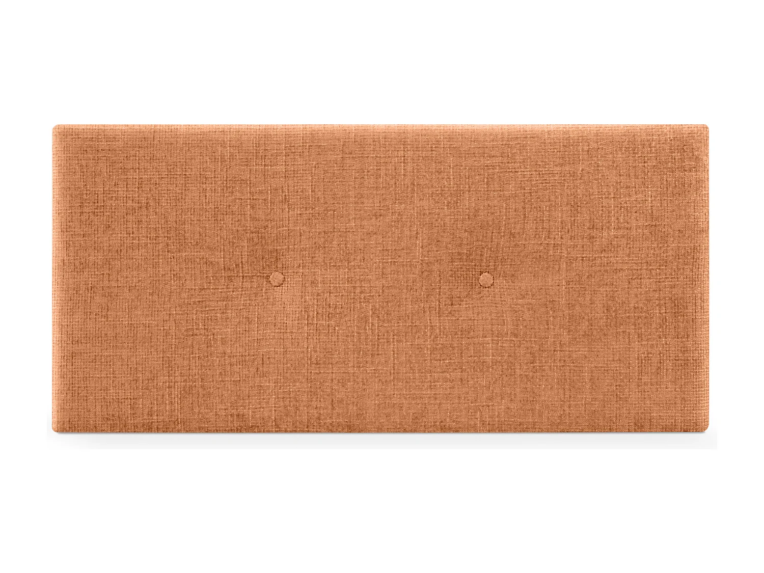 DHOME Tête de lit en laine naturelle avec Boutons 90x50cm Lits 80/90 - Orange