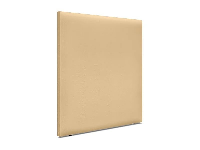 DHOME Cabeceira de  Couro sintético Liso Até o chão 95x120cm Camas 90 - Baunilha