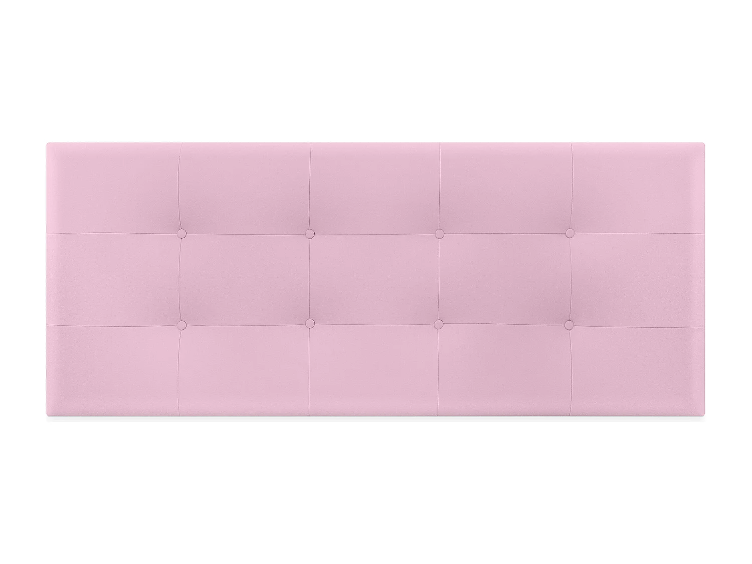 DHOME Tête de Lit en Similicuir Capitonnée 145x60cm Lit 135/140 - Rose