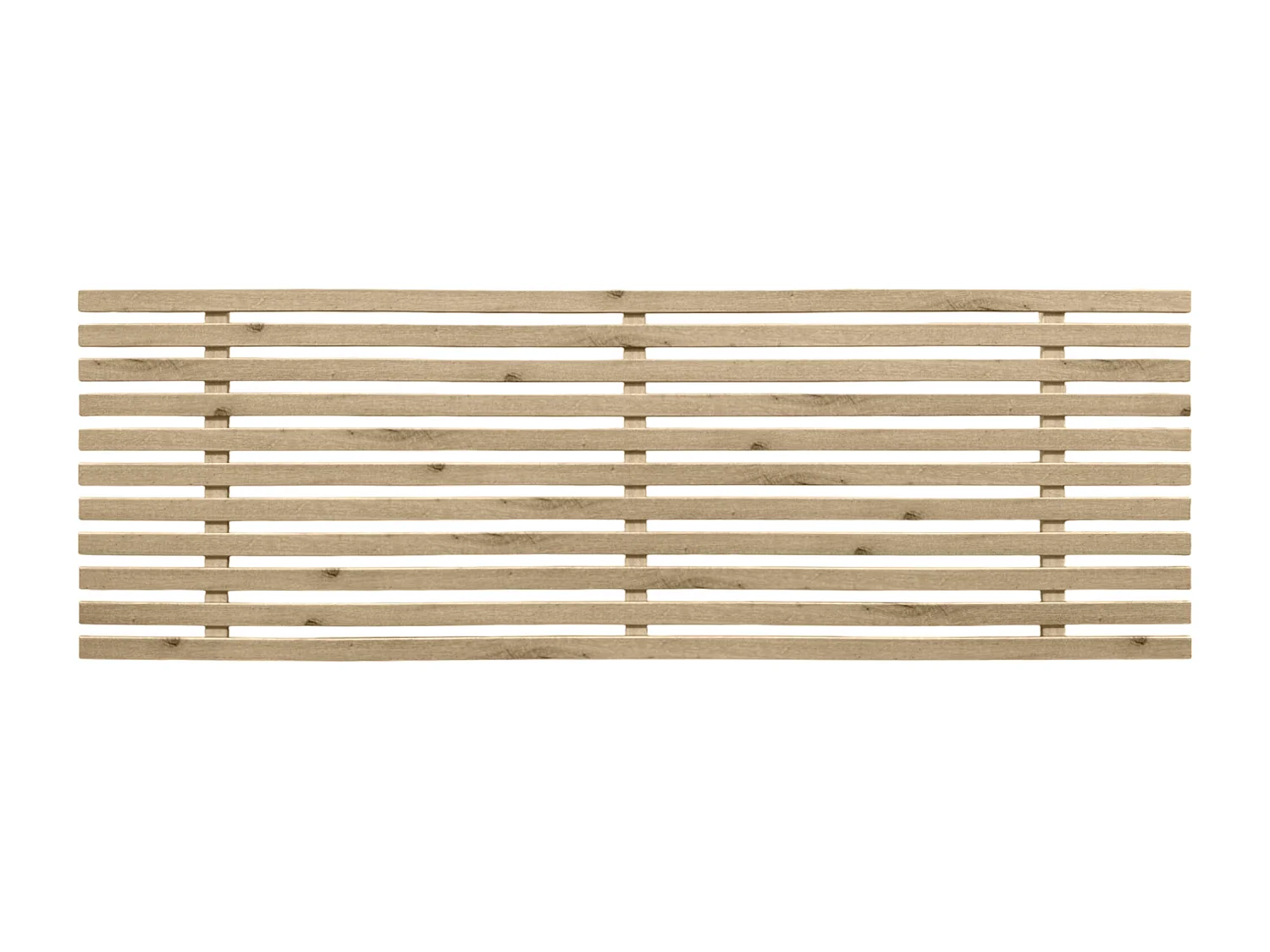 DHOME Recyceltes Holz-Kopfteil MDF Japanischer Stil 145x46cm Betten 135/140 - Kambrisches Holz