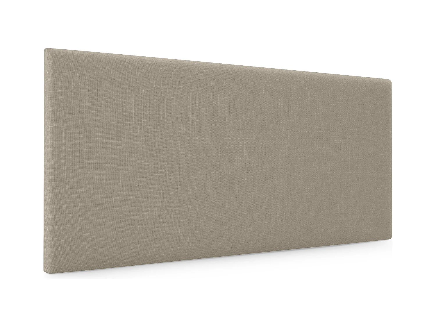 DHOME Tête de lit en lin naturel lisse 80x50cm Lits 70/80/90 - Terre