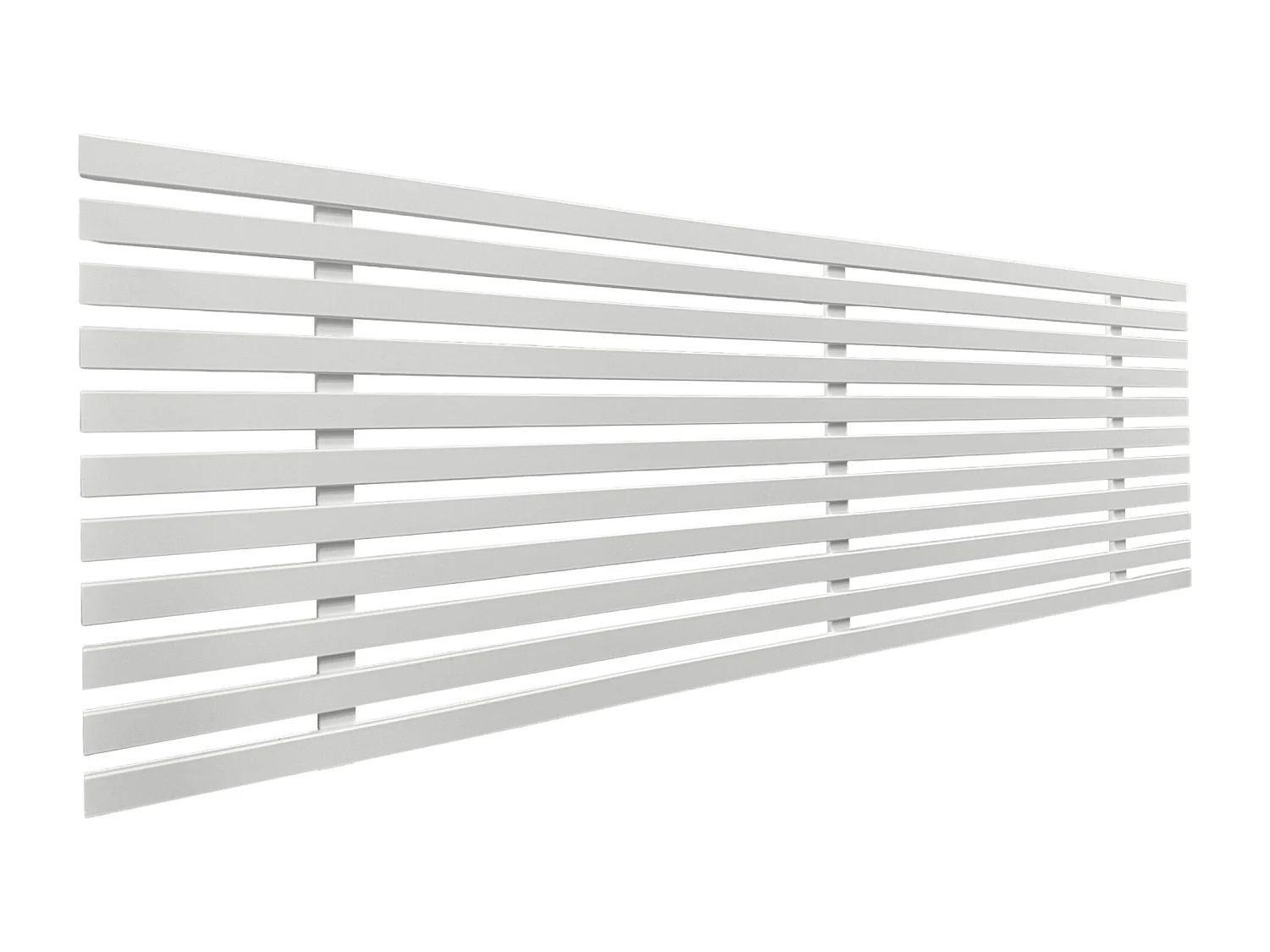 DHOME Tête de lit en bois recyclé MDF Style Japonais 150x46cm Lits 150 - Uni Blanc