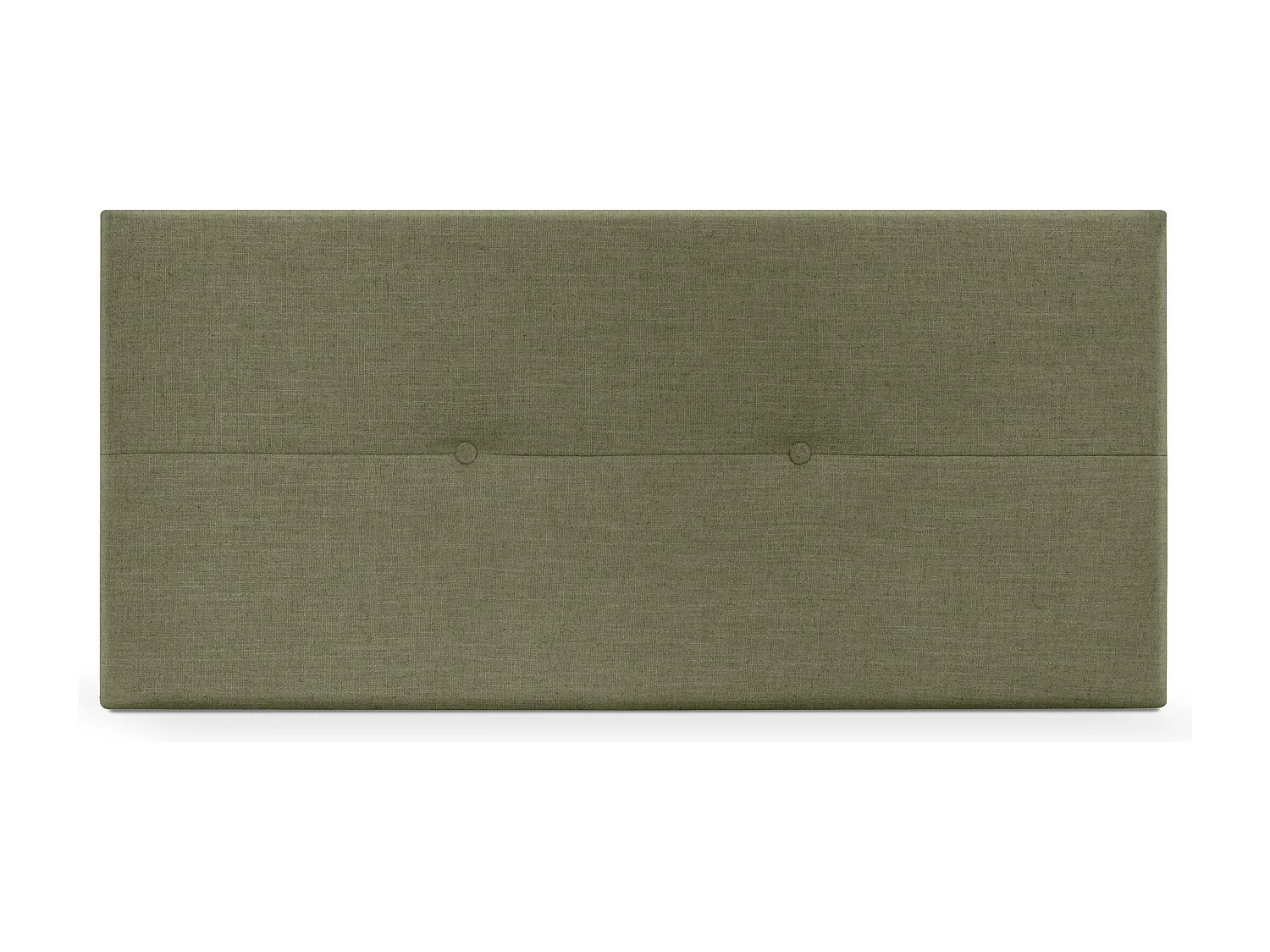 DHOME Tête de lit en lin naturel avec Boutons 95x50cm Lits 90 - Vert