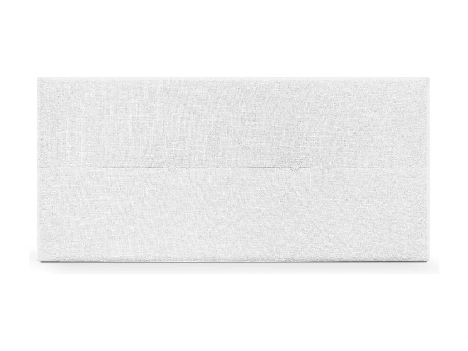 DHOME Tête de lit en lin naturel avec Boutons 95x50cm Lits 90 - Blanc