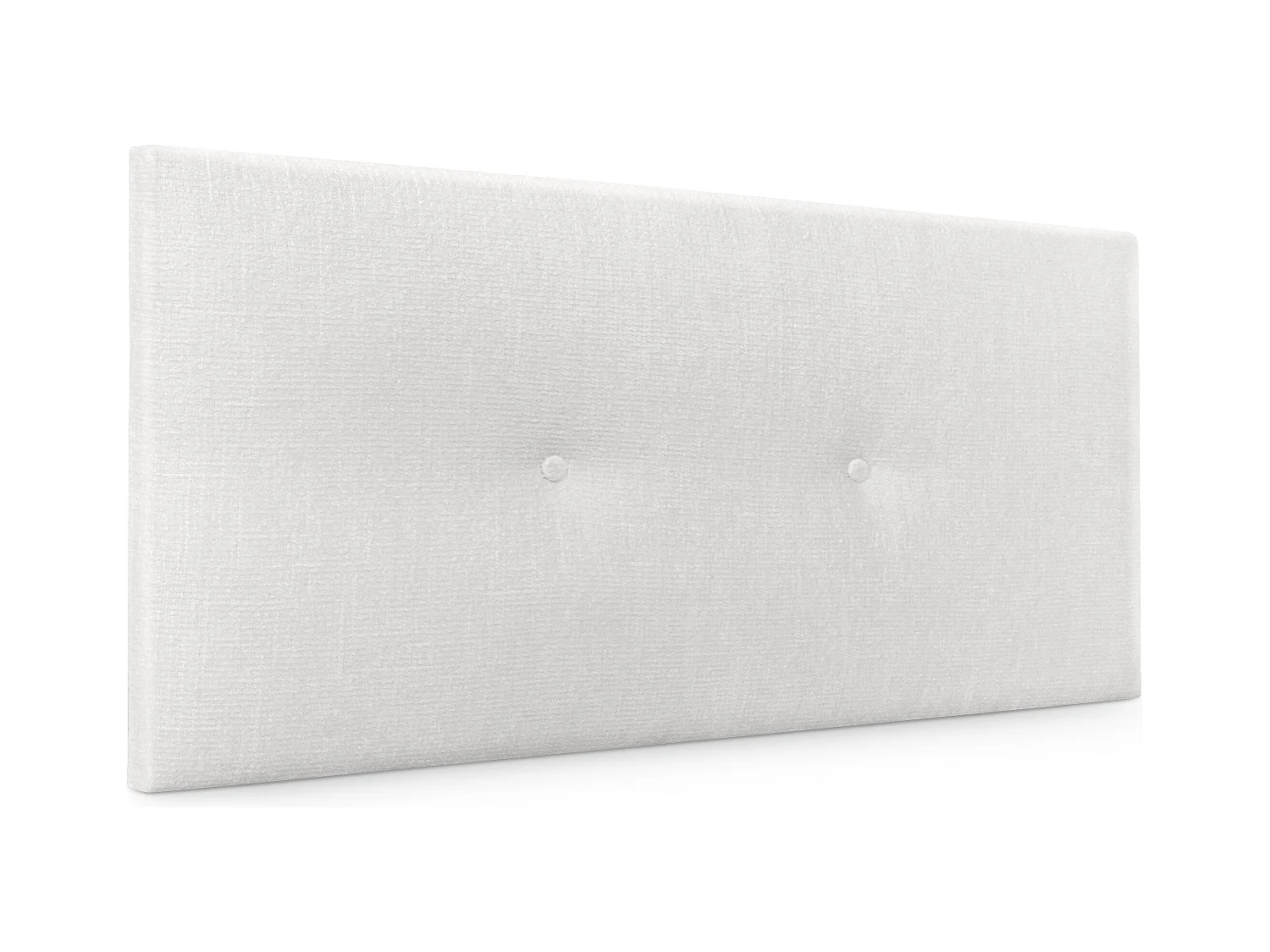 DHOME Tête de lit en laine naturelle avec Boutons 90x50cm Lits 80/90 - Blanc