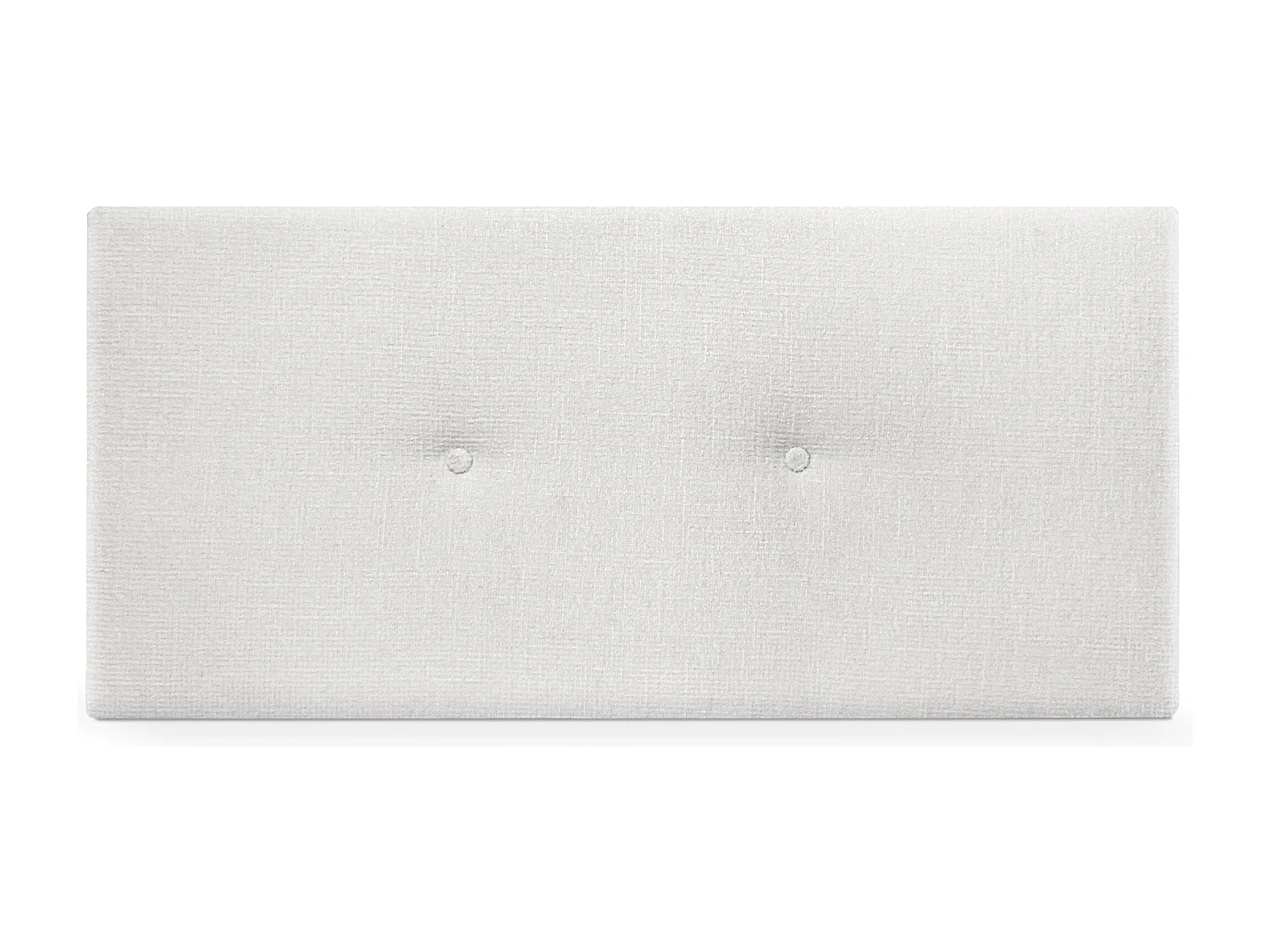 DHOME Tête de lit en laine naturelle avec Boutons 90x50cm Lits 80/90 - Blanc