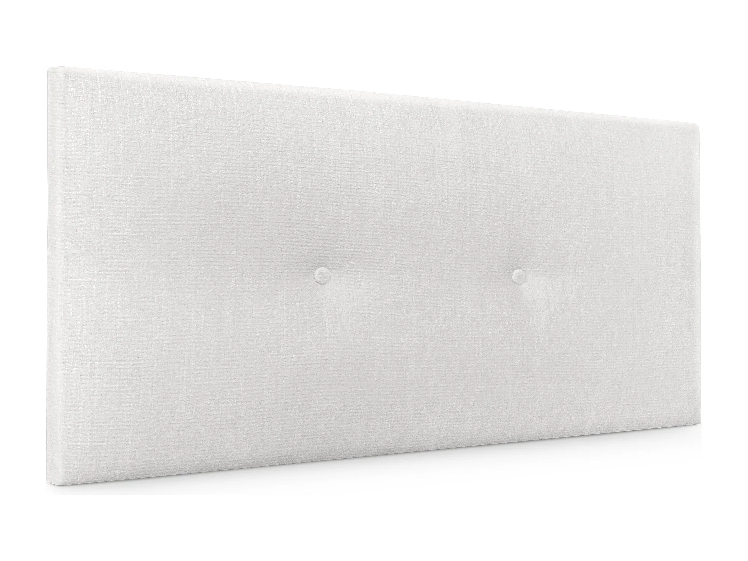 DHOME Tête de lit en laine naturelle avec Boutons 90x50cm Lits 80/90 - Blanc