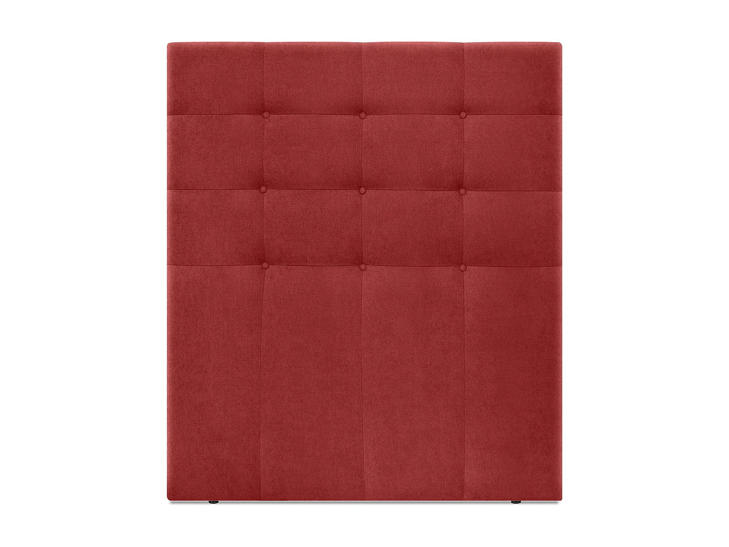 DHOME Cabeceira de  Tecido AquaLinho Capitoné Até o chão 110x120cm Camas 105 - Vermelho
