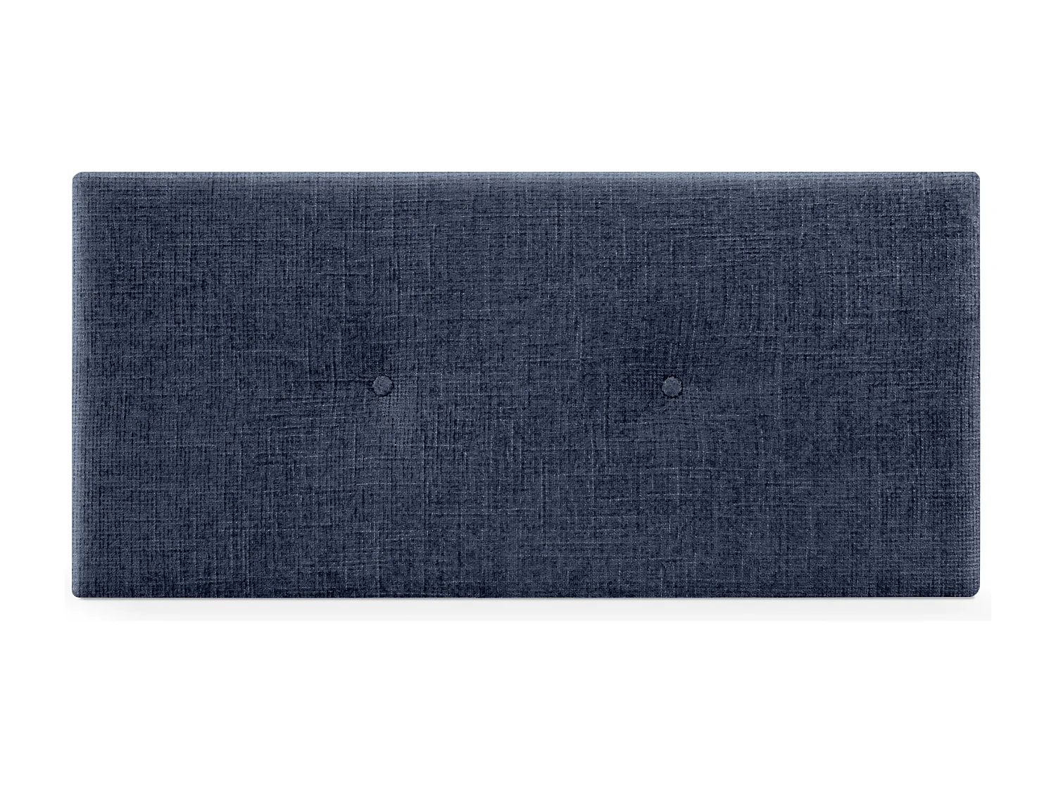 DHOME Kopfteil aus Naturwolle mit Knöpfen 105x50cm Betten 105 - Blau