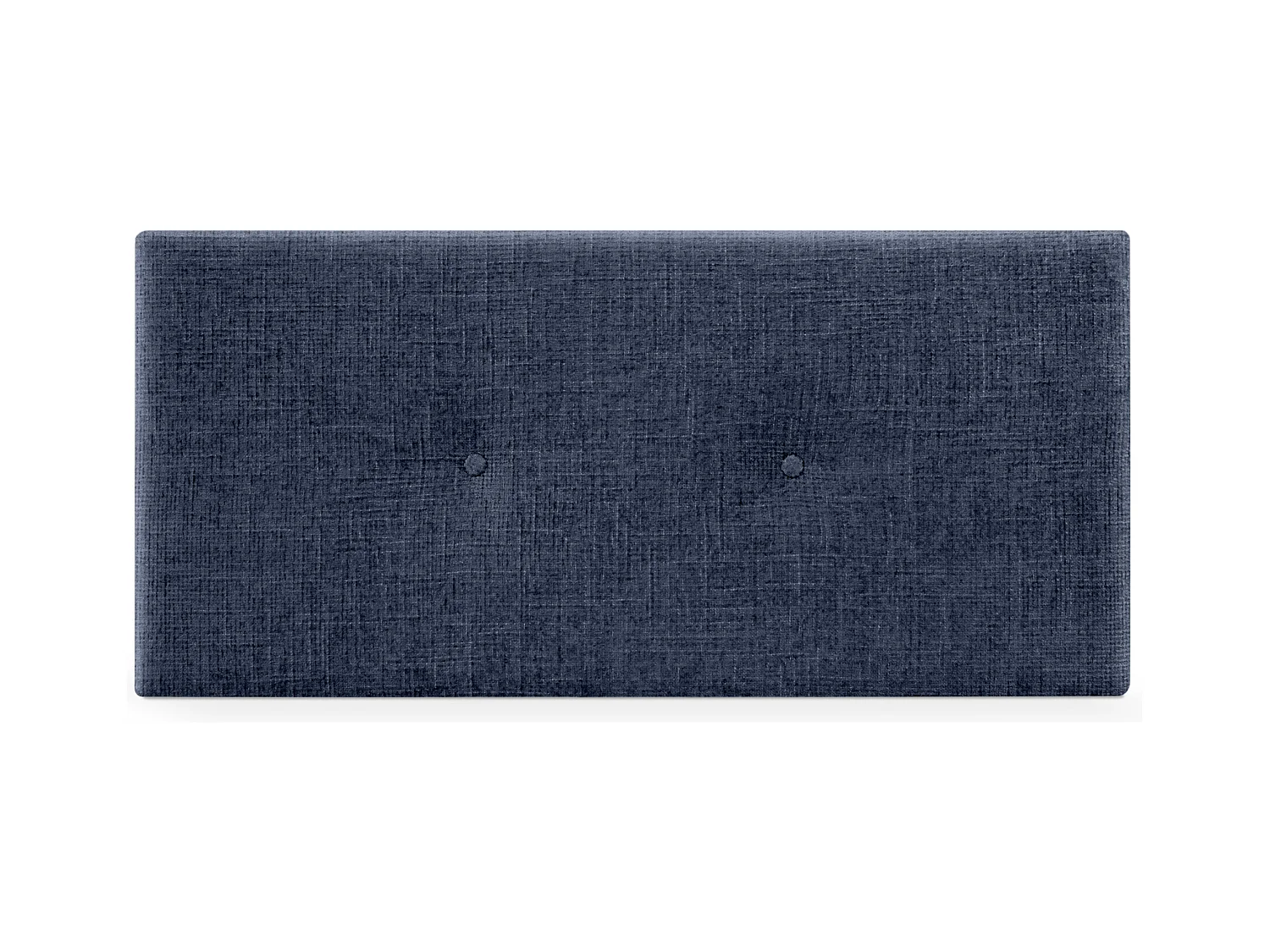 DHOME Tête de lit en laine naturelle avec Boutons 105x50cm Lits 105 - Bleu