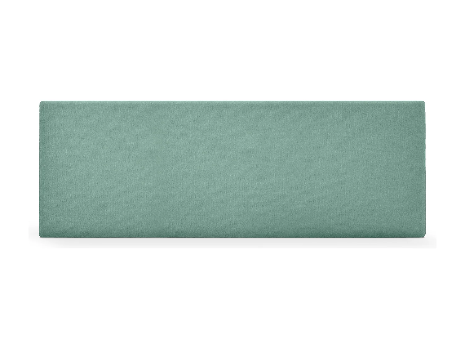 DHOME Cabeceira de  Tecido AquaLinho Liso Até o chão 135x120cm Camas 120/135 - Verde água