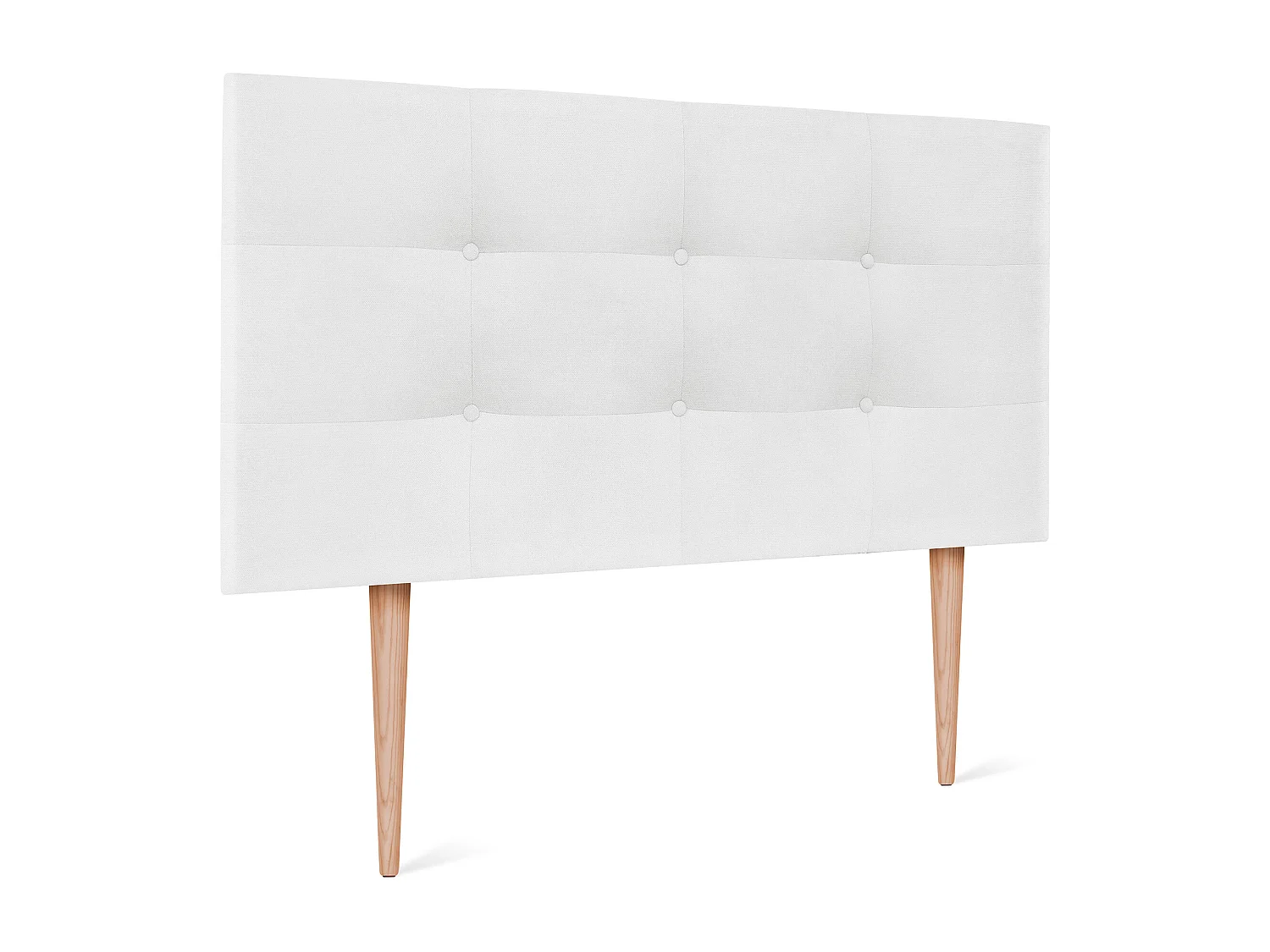 DHOME Hoofdeinde van kunstleer glad tot op de vloer 95x120cm Bedden 90 - Lichtbruin