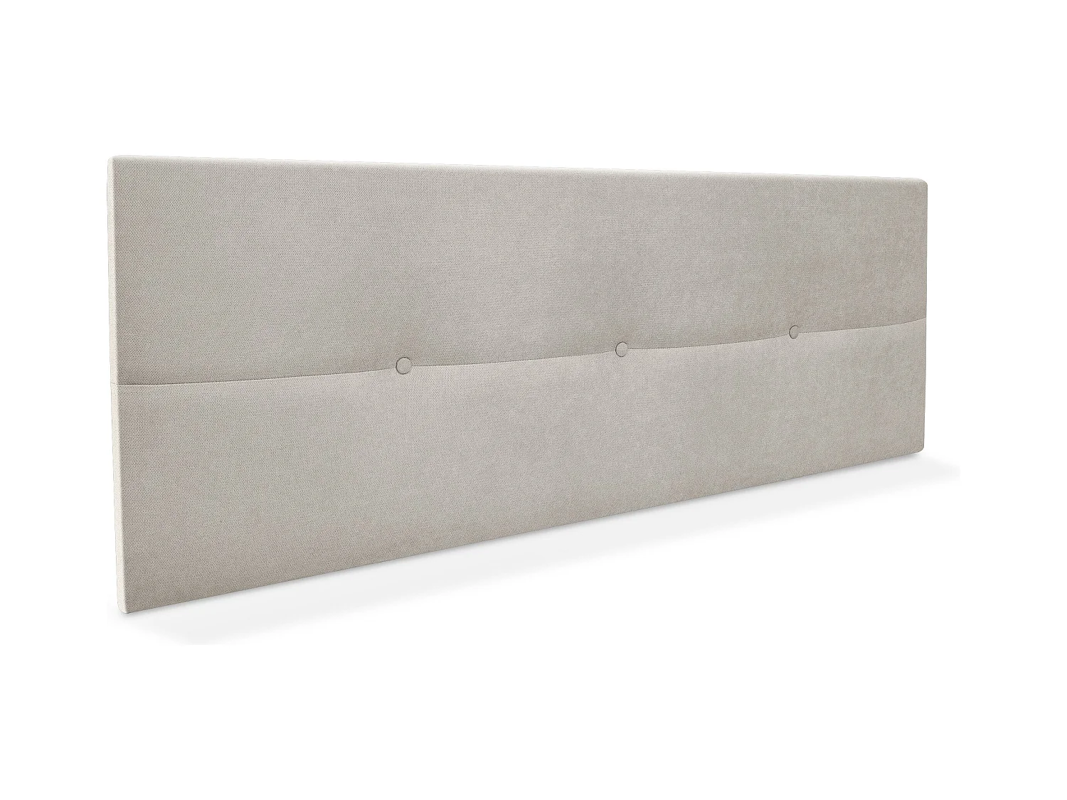 DHOME Tête de lit en tissu Aqualine avec Boutons 160x50cm Lits 150/160 - Beig