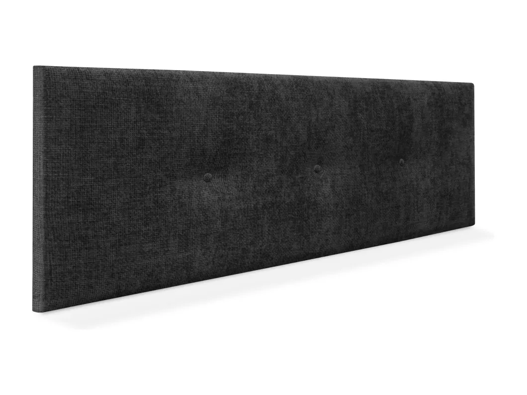 Kauf Unique DHOME Kopfteil aus Naturwolle mit Knöpfen 145x50cm Betten 135/140 - Schwarz