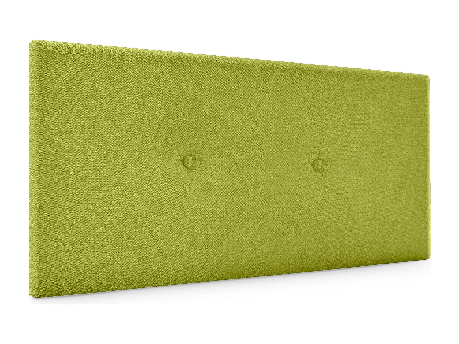 DHOME Aqualine Stoff Kopfteil glatt mit Knöpfen 95x50cm Betten 90 - Pistazie