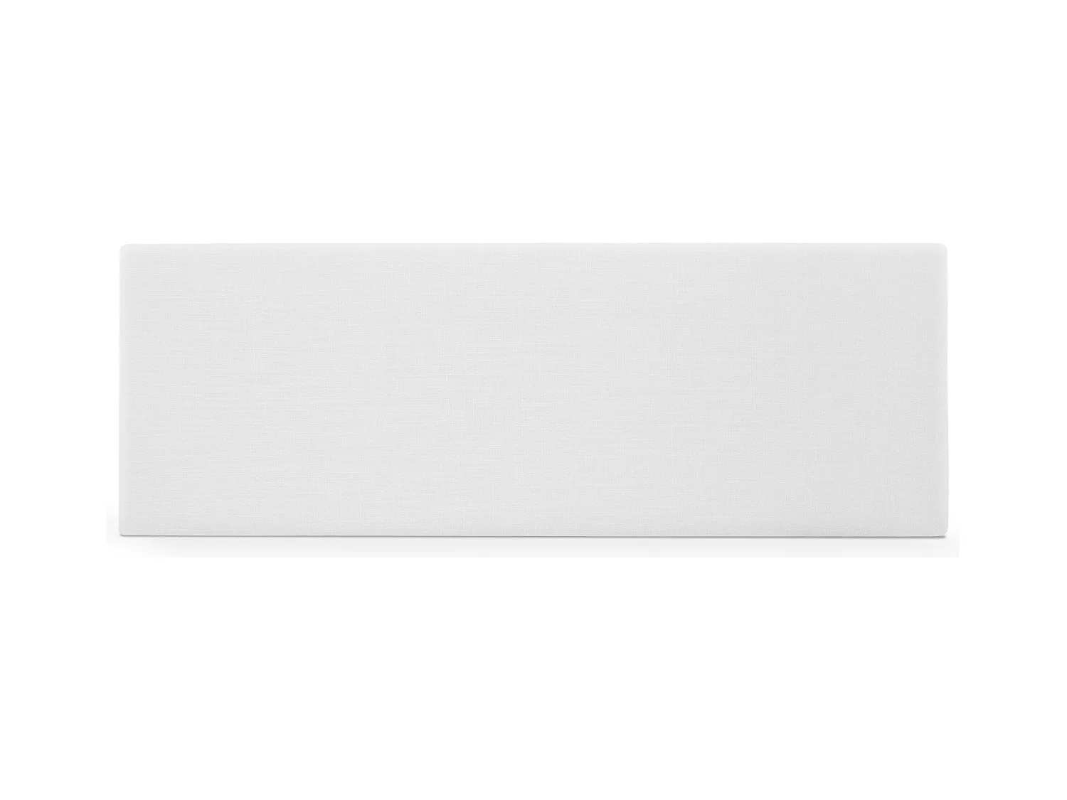 DHOME Tête de lit en lin naturel lisse 160x50cm Lits 150/160 - Blanc