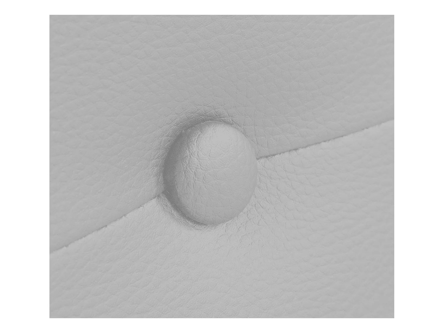 DHOME Tête de lit similicuir avec Boutons 95x105cm avec pieds Lits 90 - Gris clair